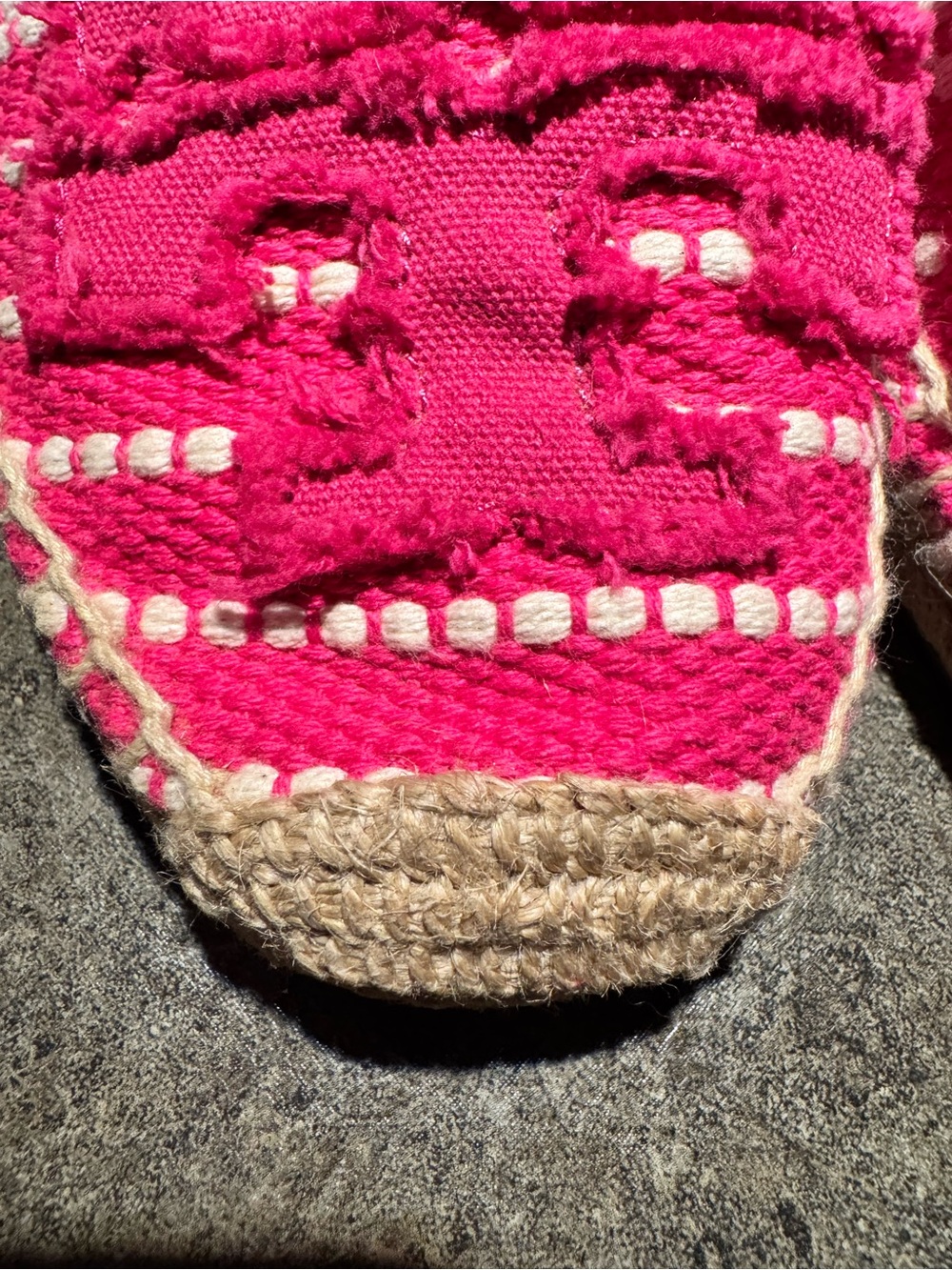 Tory Burch Vibrant Fuschia Espadrilles 10 NEW Summer Resort Cruise - Picture 6 of 7